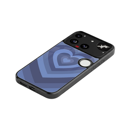 Y2K Yankees Blue Hearts stylish phone case for nothing phone 3 | glossy glass and slim fit