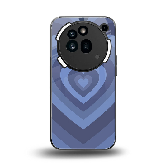 Y2K Yankees Blue Hearts back phone cover | glass case for nothing phone 3a pro