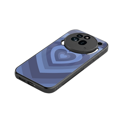 Y2K Yankees Blue Hearts stylish phone case for nothing phone 3a pro | glossy glass and slim fit