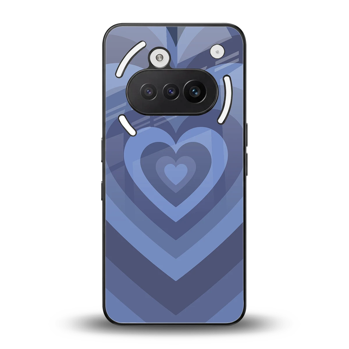 Y2K Yankees Blue Hearts back phone cover | glass case for nothing phone 3a