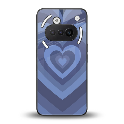 Y2K Yankees Blue Hearts back phone cover | glass case for nothing phone 3a