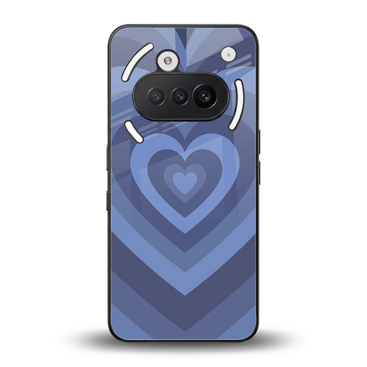 Y2K Yankees Blue Hearts back phone cover | glass case for nothing phone 3a