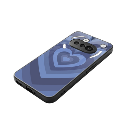 Y2K Yankees Blue Hearts stylish phone case for nothing phone 3a | glossy glass and slim fit