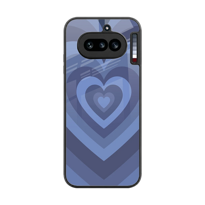 Y2K Yankees Blue Hearts back phone cover | glass case for nothing phone 4a