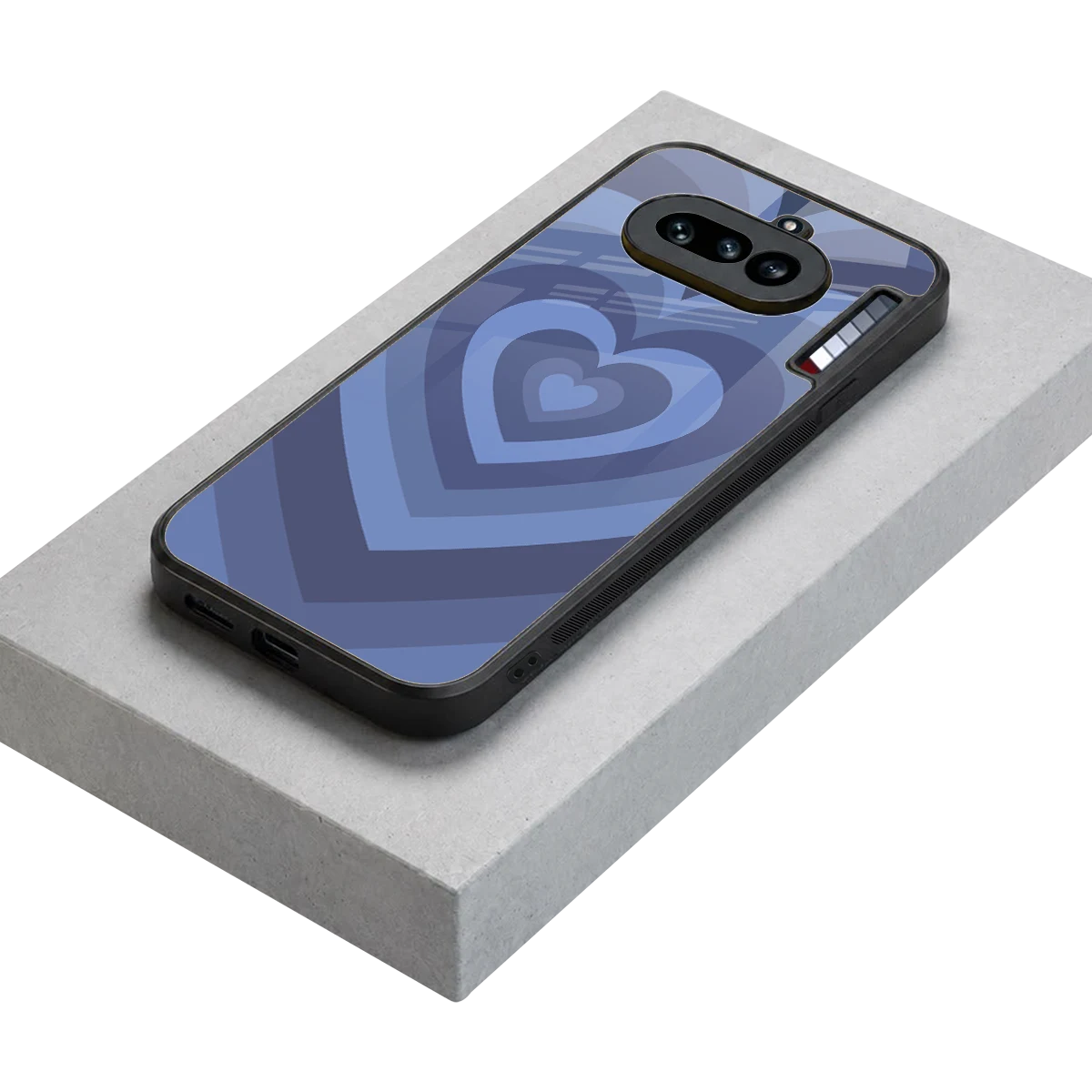 Y2K Yankees Blue Hearts stylish phone case for nothing phone 4a | glossy glass and slim fit
