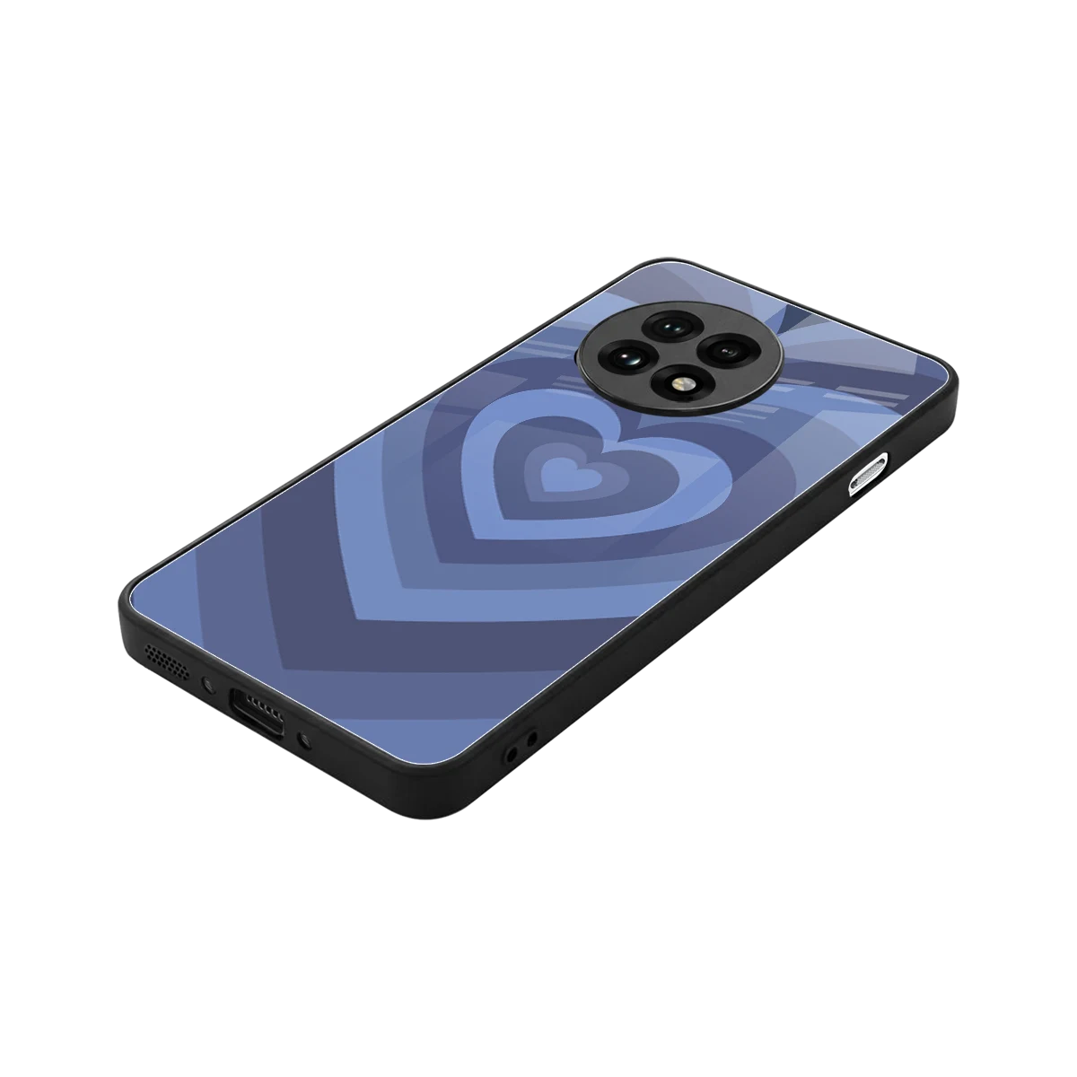 Y2K Yankees Blue Hearts stylish phone case for oneplus 13r | glossy glass and slim fit