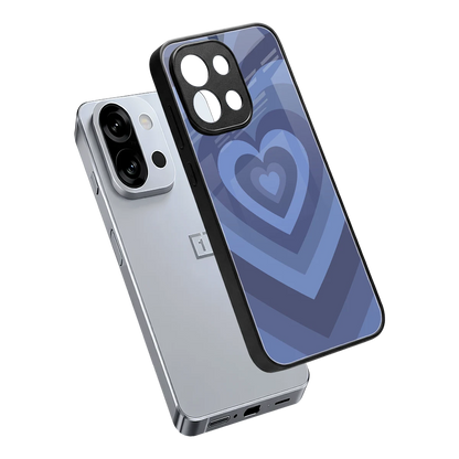 Y2K Yankees Blue Hearts sleek oneplus 13s cover with tempered glass back and TPU edges