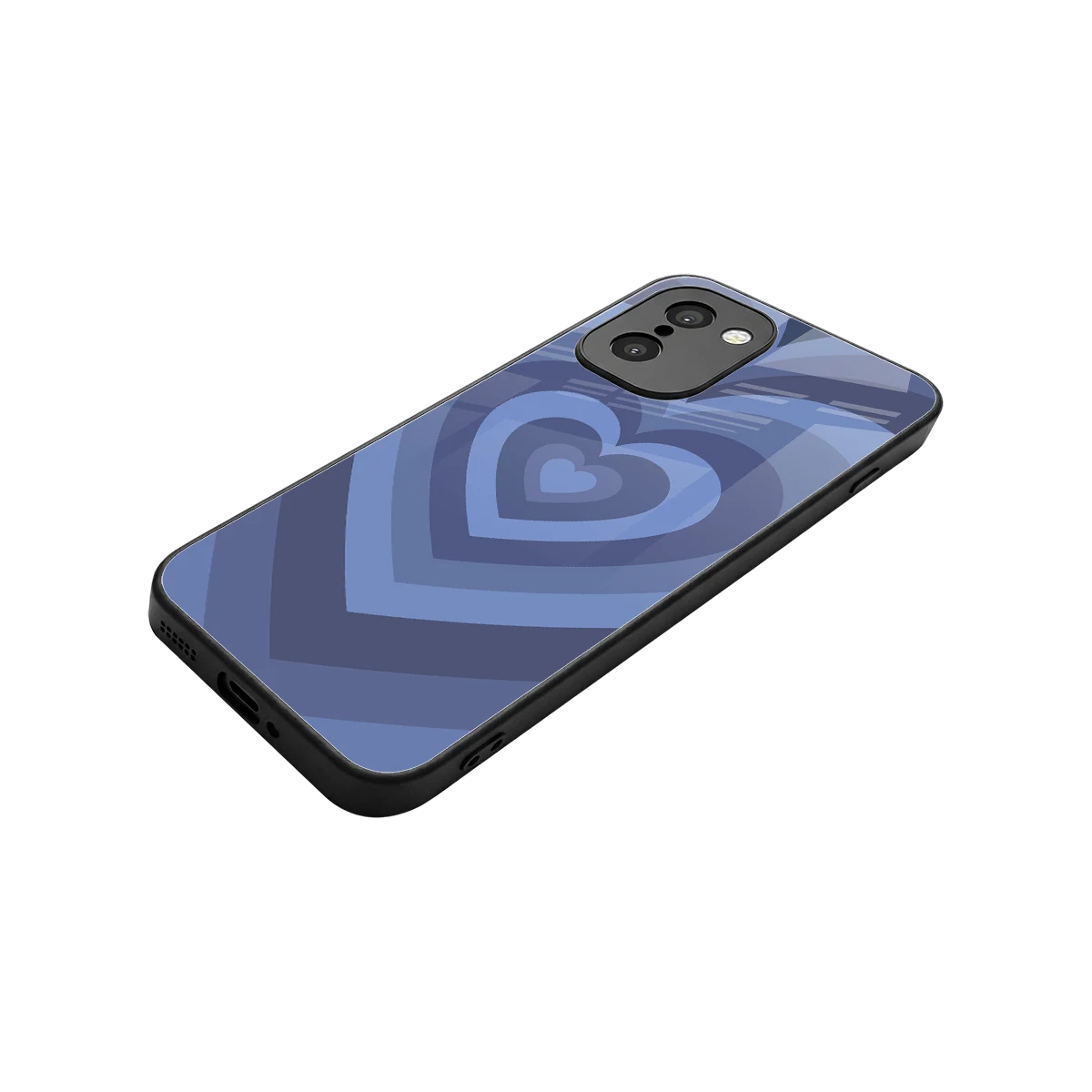 Y2K Yankees Blue Hearts stylish phone case for oneplus 15r | glossy glass and slim fit