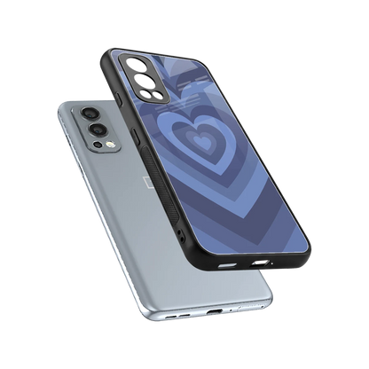 Y2K Yankees Blue Hearts sleek oneplus nord 2 cover with tempered glass back and TPU edges