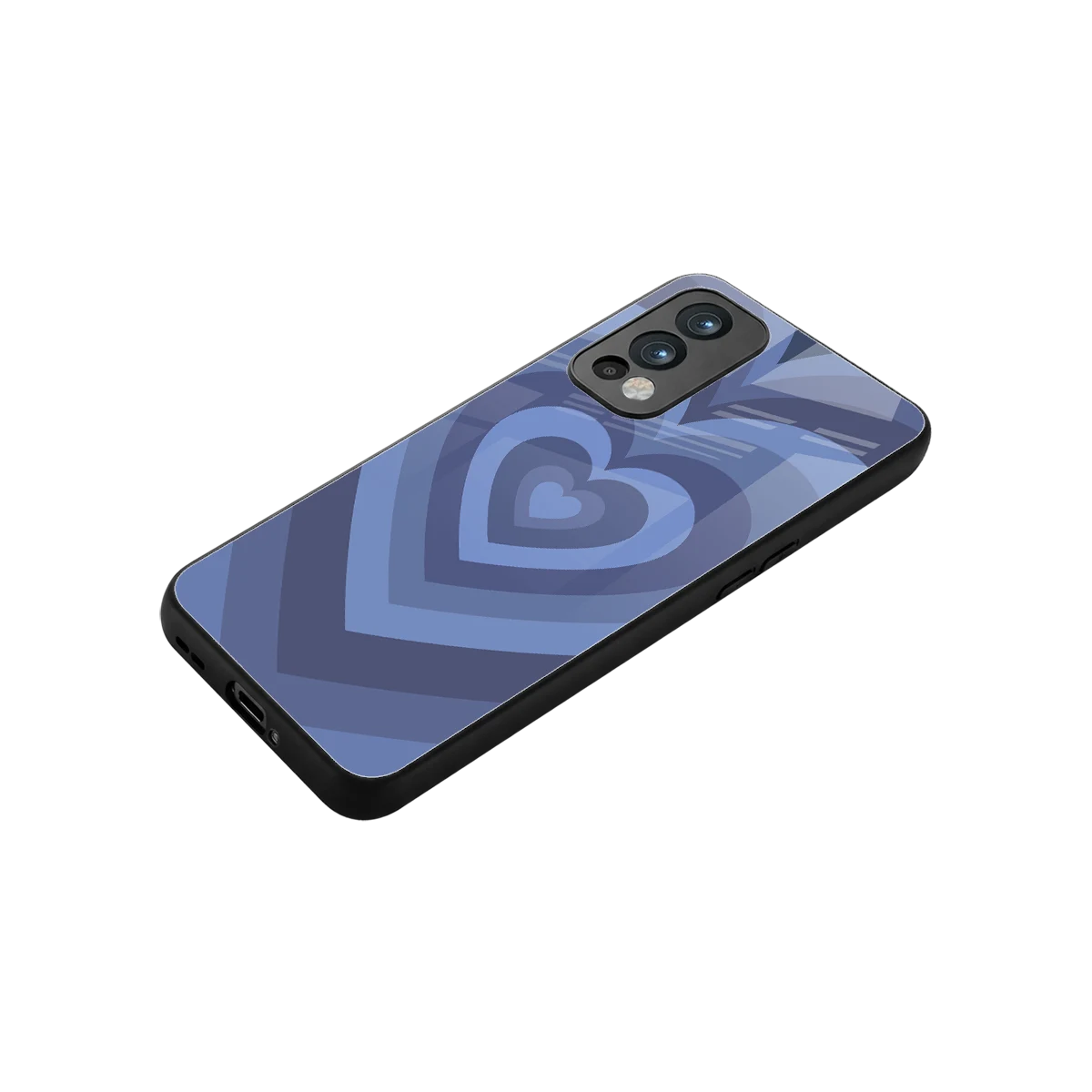 Y2K Yankees Blue Hearts stylish phone case for oneplus nord 2 | glossy glass and slim fit