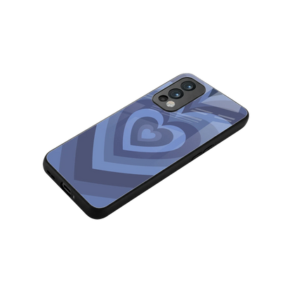 Y2K Yankees Blue Hearts stylish phone case for oneplus nord 2 | glossy glass and slim fit