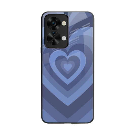 Y2K Yankees Blue Hearts back phone cover | glass case for oneplus nord 2t