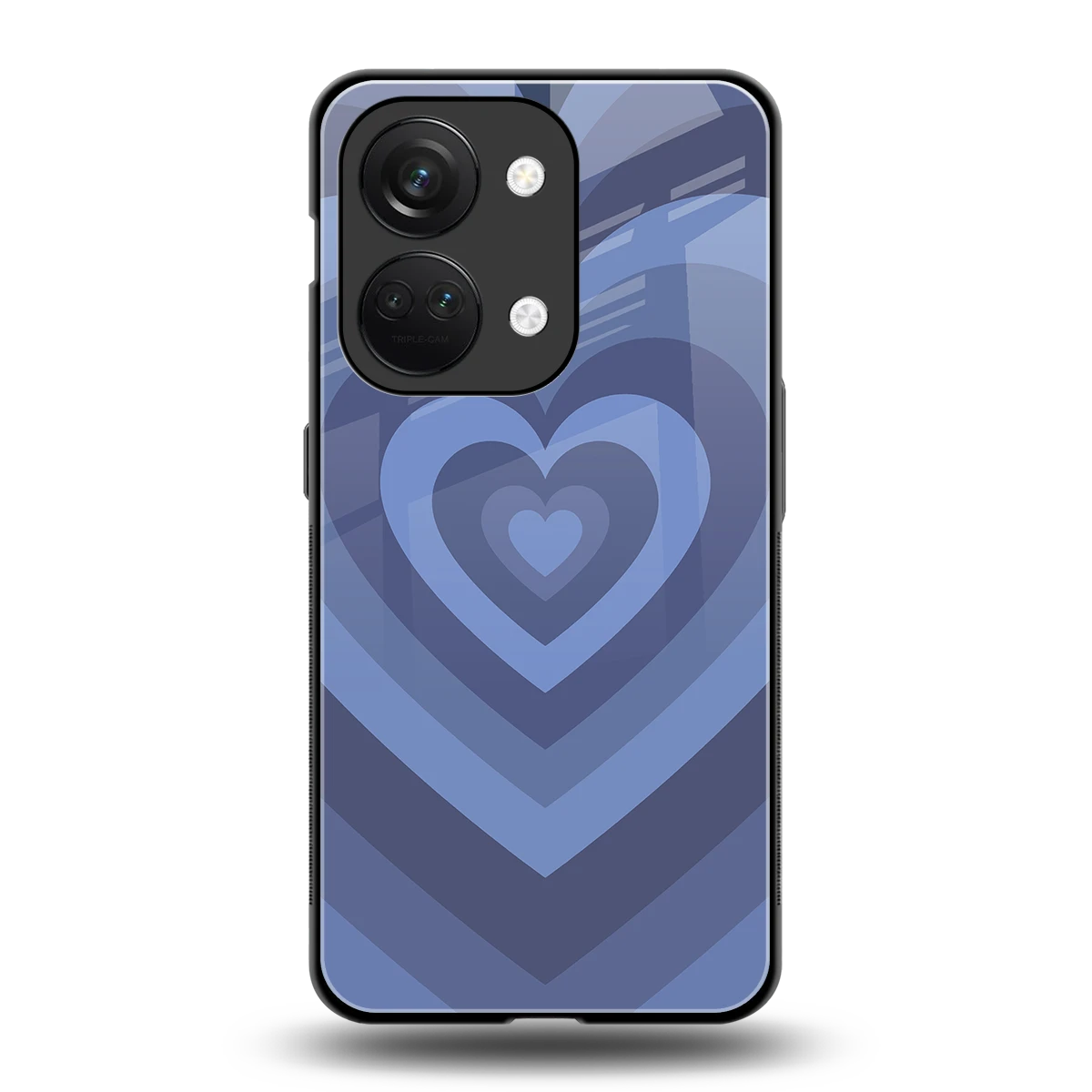 Y2K Yankees Blue Hearts back phone cover | glass case for oneplus nord 3