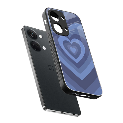 Y2K Yankees Blue Hearts sleek oneplus nord 3 cover with tempered glass back and TPU edges