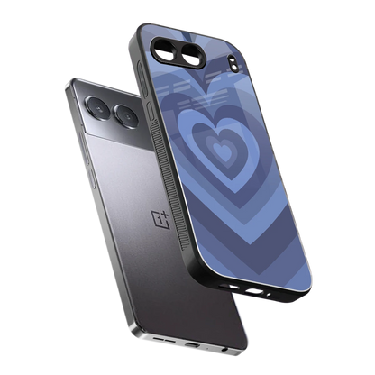 Y2K Yankees Blue Hearts sleek oneplus nord 4 cover with tempered glass back and TPU edges