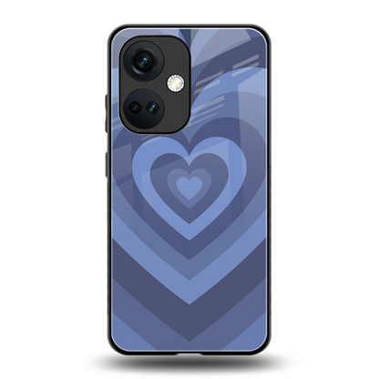 Y2K Yankees Blue Hearts back phone cover | glass case for oneplus nord ce 3