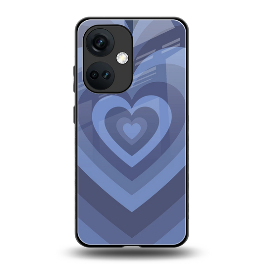 Y2K Yankees Blue Hearts back phone cover | glass case for oneplus nord ce 3