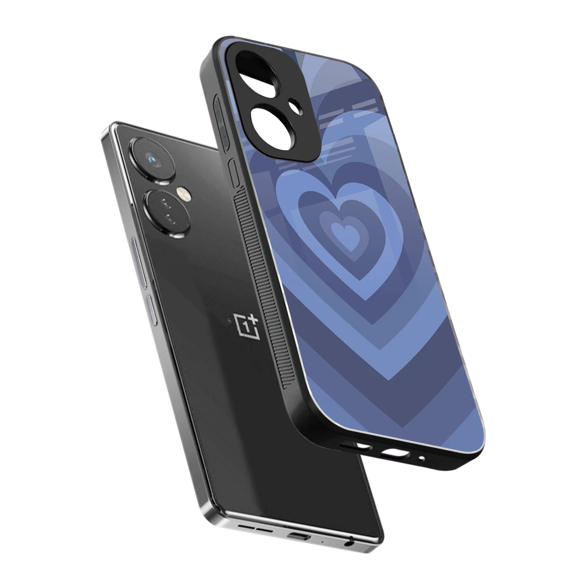 Y2K Yankees Blue Hearts sleek oneplus nord ce 3 cover with tempered glass back and TPU edges