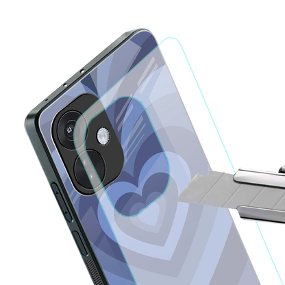 Y2K Yankees Blue Hearts stylish phone case for oneplus nord ce 3 | glossy glass and slim fit