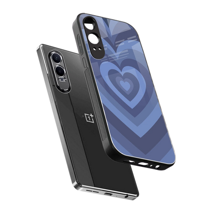 Y2K Yankees Blue Hearts sleek oneplus nord ce 4 lite cover with tempered glass back and TPU edges