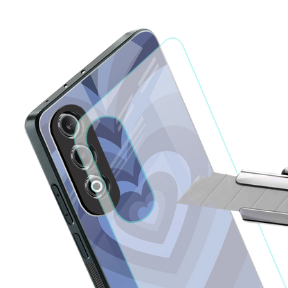 Y2K Yankees Blue Hearts stylish phone case for oneplus nord ce 4 | glossy glass and slim fit