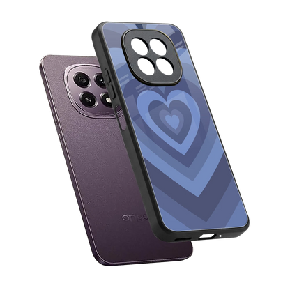 Y2K Yankees Blue Hearts sleek oppo f29 5g cover with tempered glass back and TPU edges