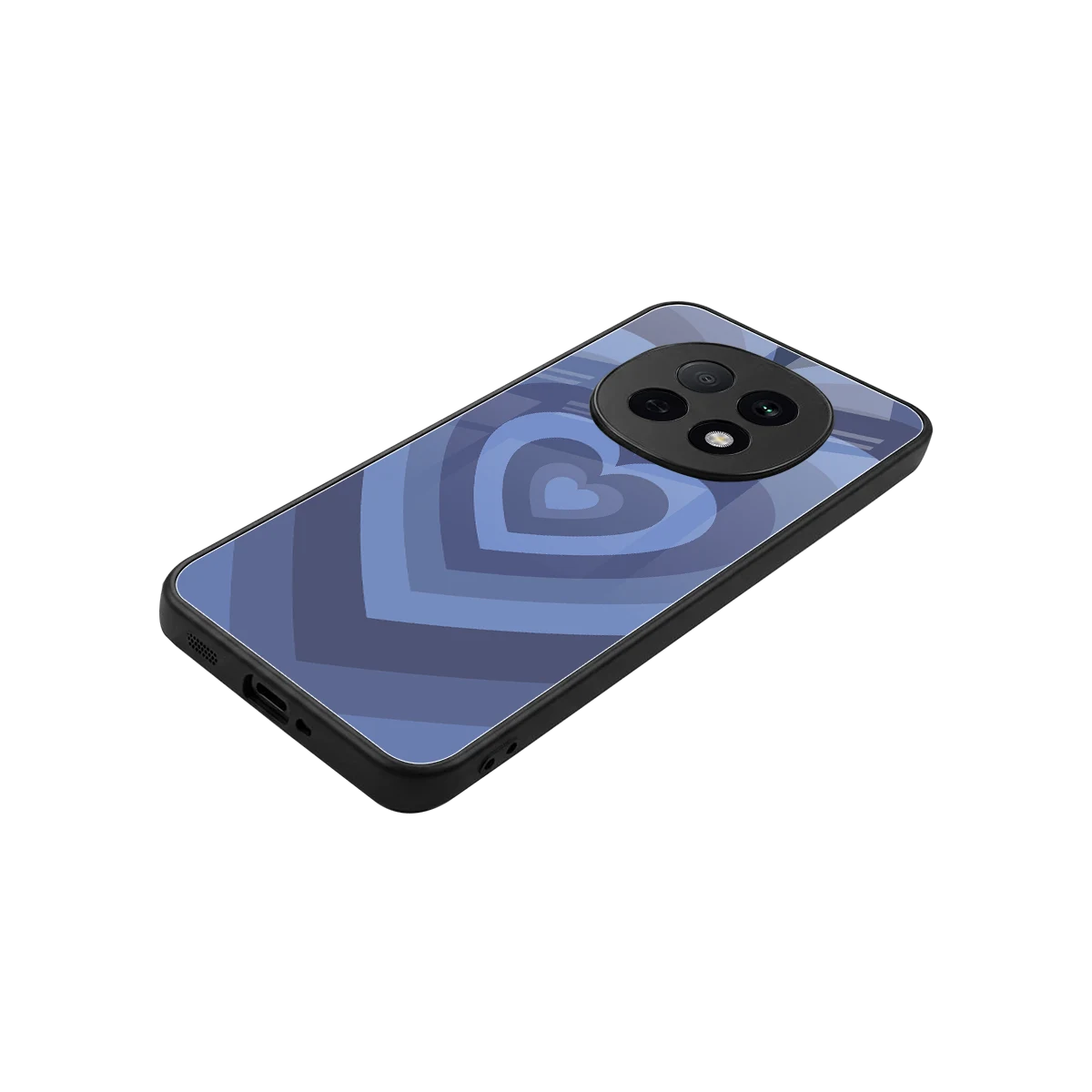 Y2K Yankees Blue Hearts stylish phone case for oppo f29 pro 5g | glossy glass and slim fit