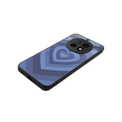 Y2K Yankees Blue Hearts stylish phone case for oppo f29 pro 5g | glossy glass and slim fit