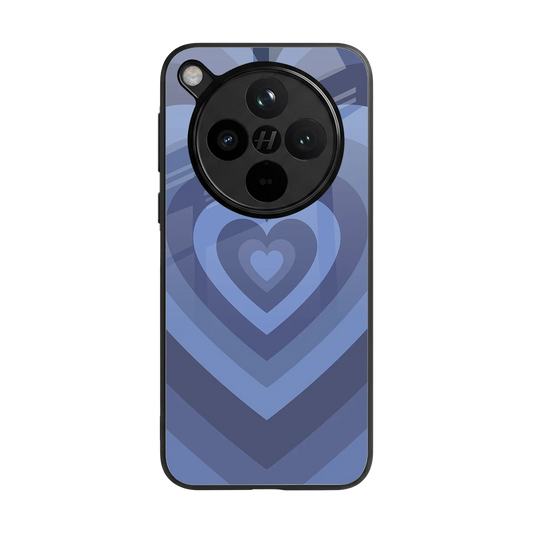 Y2K Yankees Blue Hearts back phone cover | glass case for oppo find x8