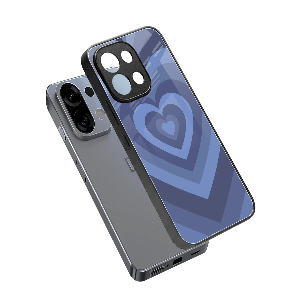Y2K Yankees Blue Hearts sleek oppo k13 5g cover with tempered glass back and TPU edges