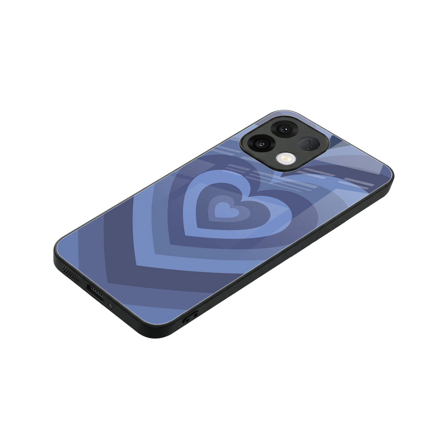 Y2K Yankees Blue Hearts stylish phone case for oppo k13 5g | glossy glass and slim fit