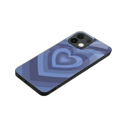 Y2K Yankees Blue Hearts stylish phone case for oppo k13 5g | glossy glass and slim fit