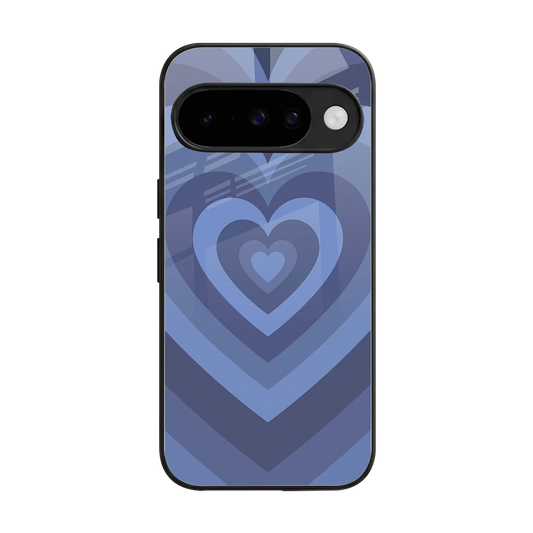 Y2K Yankees Blue Hearts back phone cover | glass case for google pixel 10