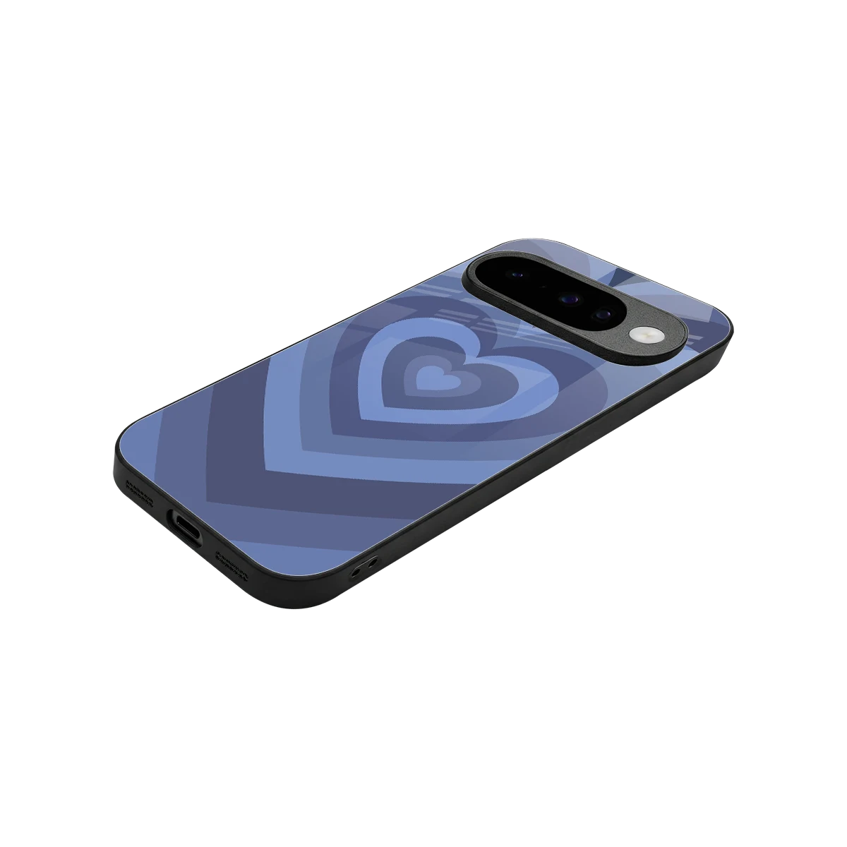 Y2K Yankees Blue Hearts stylish phone case for google pixel 10 | glossy glass and slim fit