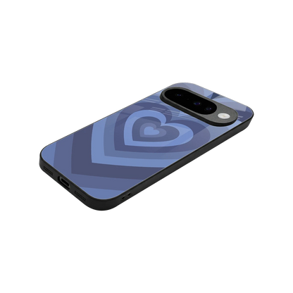 Y2K Yankees Blue Hearts stylish phone case for google pixel 10 | glossy glass and slim fit