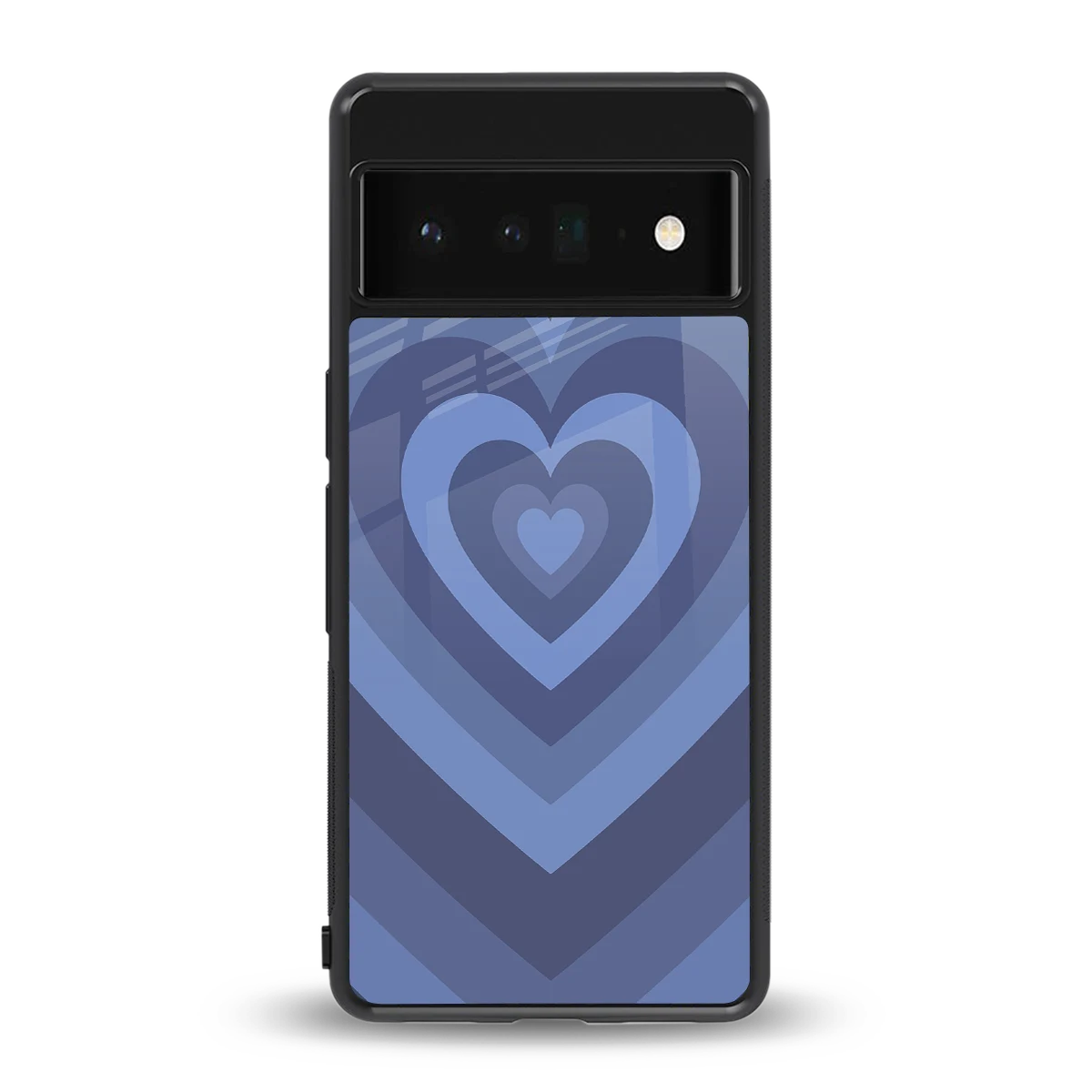 Y2K Yankees Blue Hearts back phone cover | glass case for google pixel 6 pro