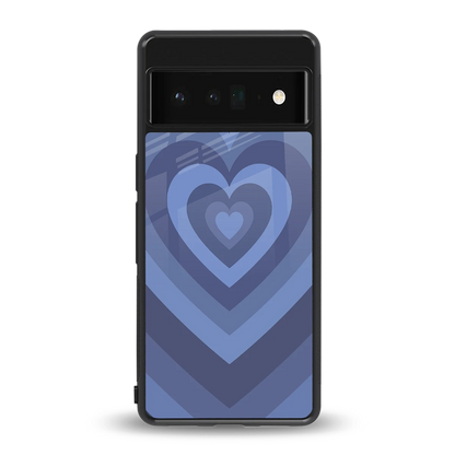 Y2K Yankees Blue Hearts back phone cover | glass case for google pixel 6 pro