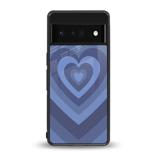 Y2K Yankees Blue Hearts back phone cover | glass case for google pixel 6 pro