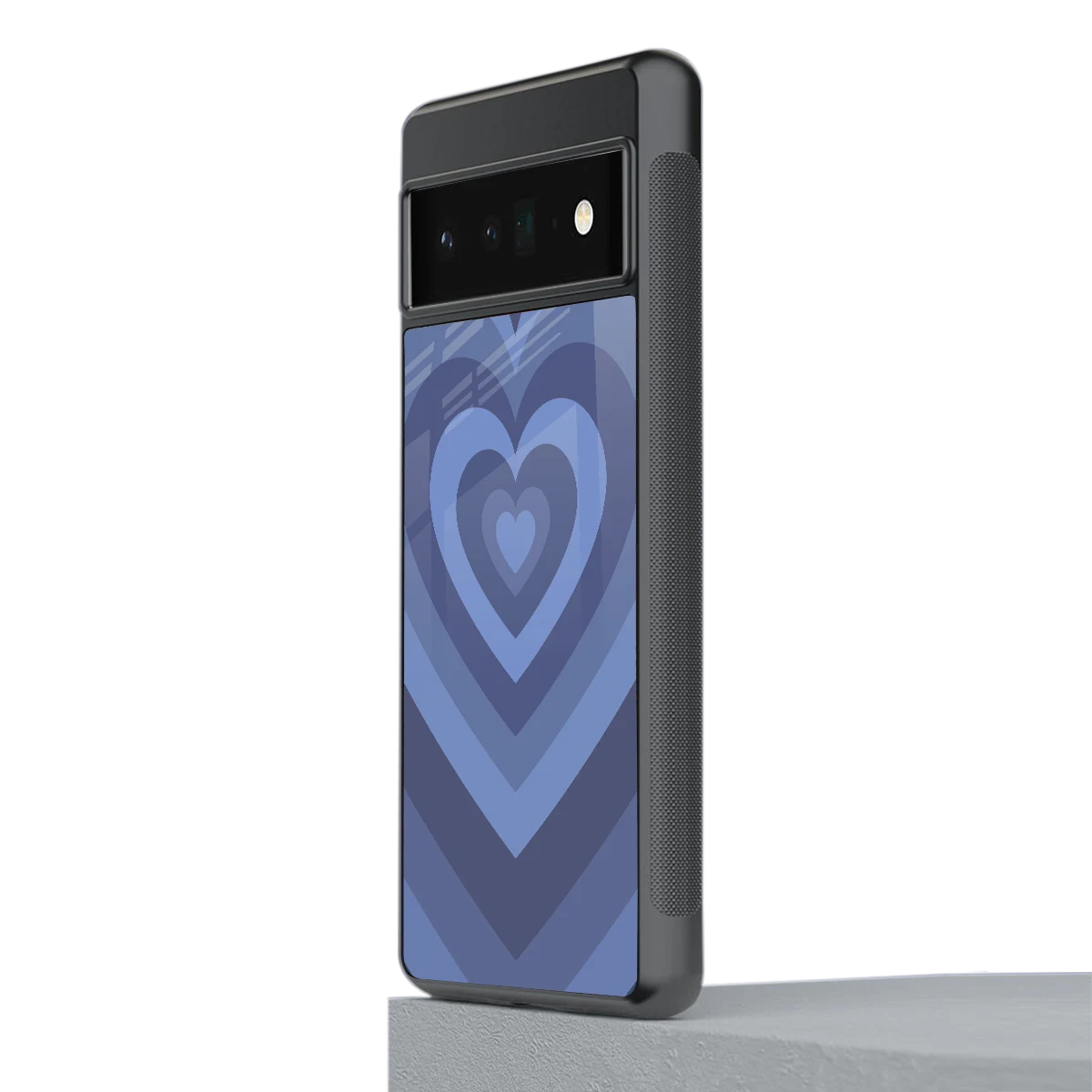 Y2K Yankees Blue Hearts stylish phone case for google pixel 6 pro | glossy glass and slim fit