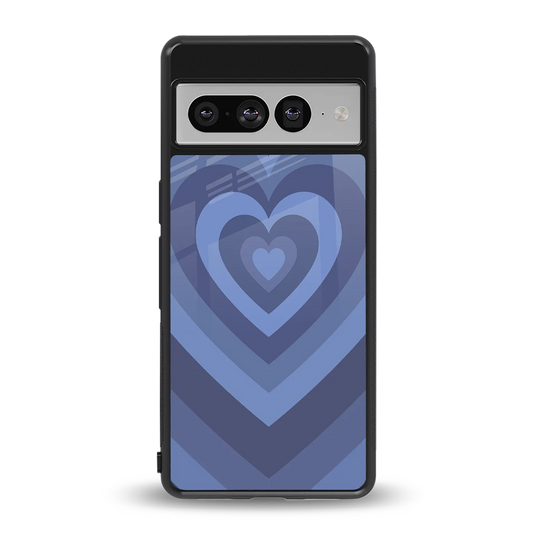 Y2K Yankees Blue Hearts back phone cover | glass case for google pixel 7 pro