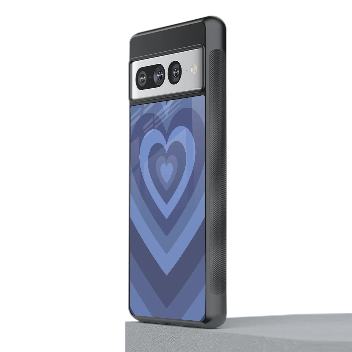 Y2K Yankees Blue Hearts stylish phone case for google pixel 7 pro | glossy glass and slim fit