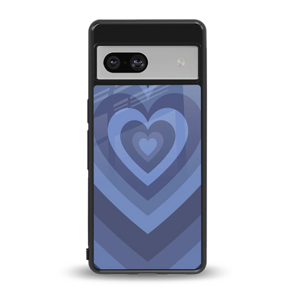Y2K Yankees Blue Hearts back phone cover | glass case for google pixel 7a