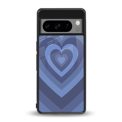 Y2K Yankees Blue Hearts back phone cover | glass case for google pixel 8 pro