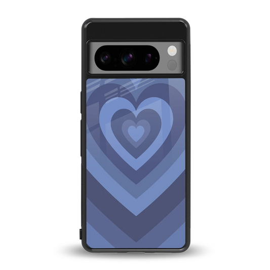Y2K Yankees Blue Hearts back phone cover | glass case for google pixel 8 pro
