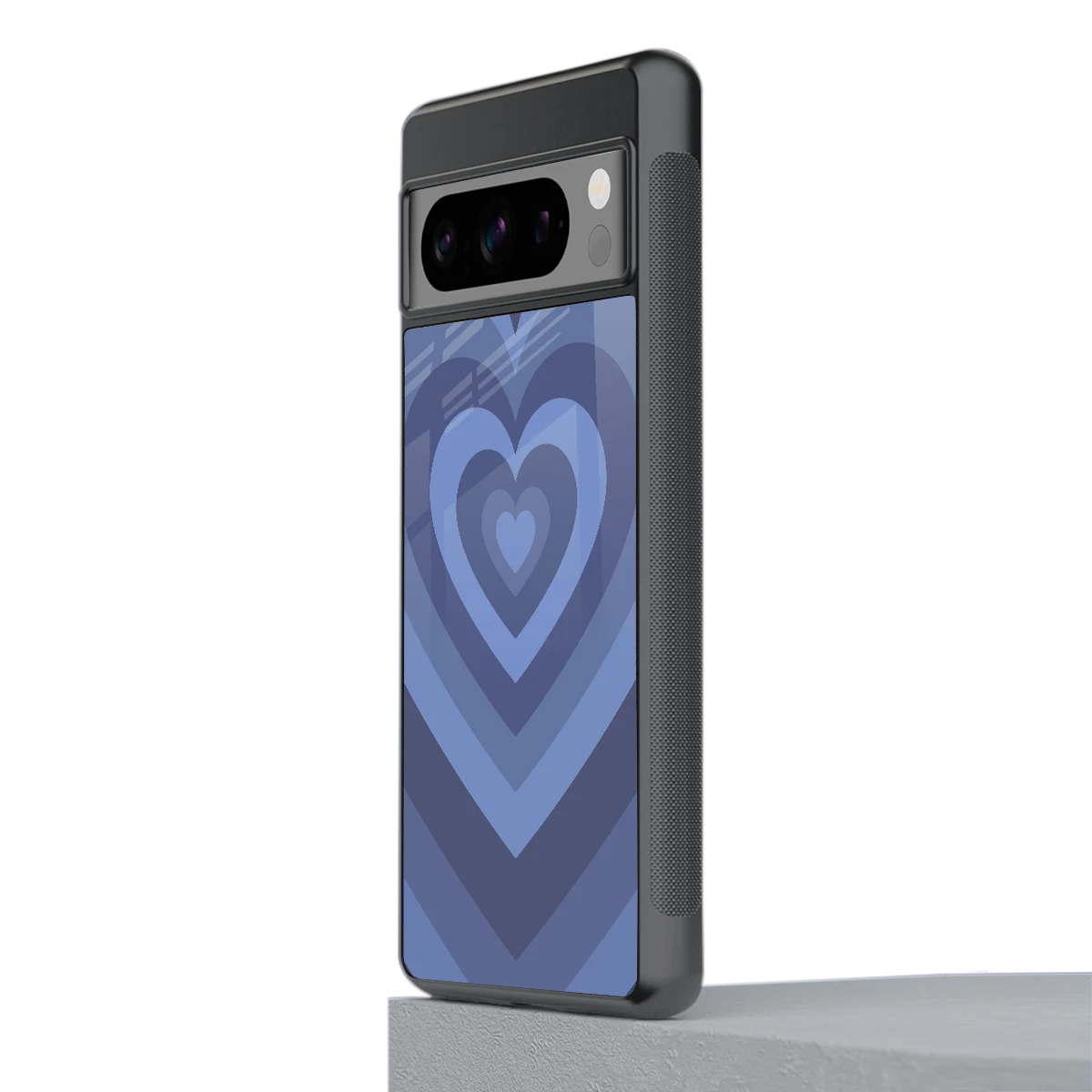 Y2K Yankees Blue Hearts stylish phone case for google pixel 8 pro | glossy glass and slim fit