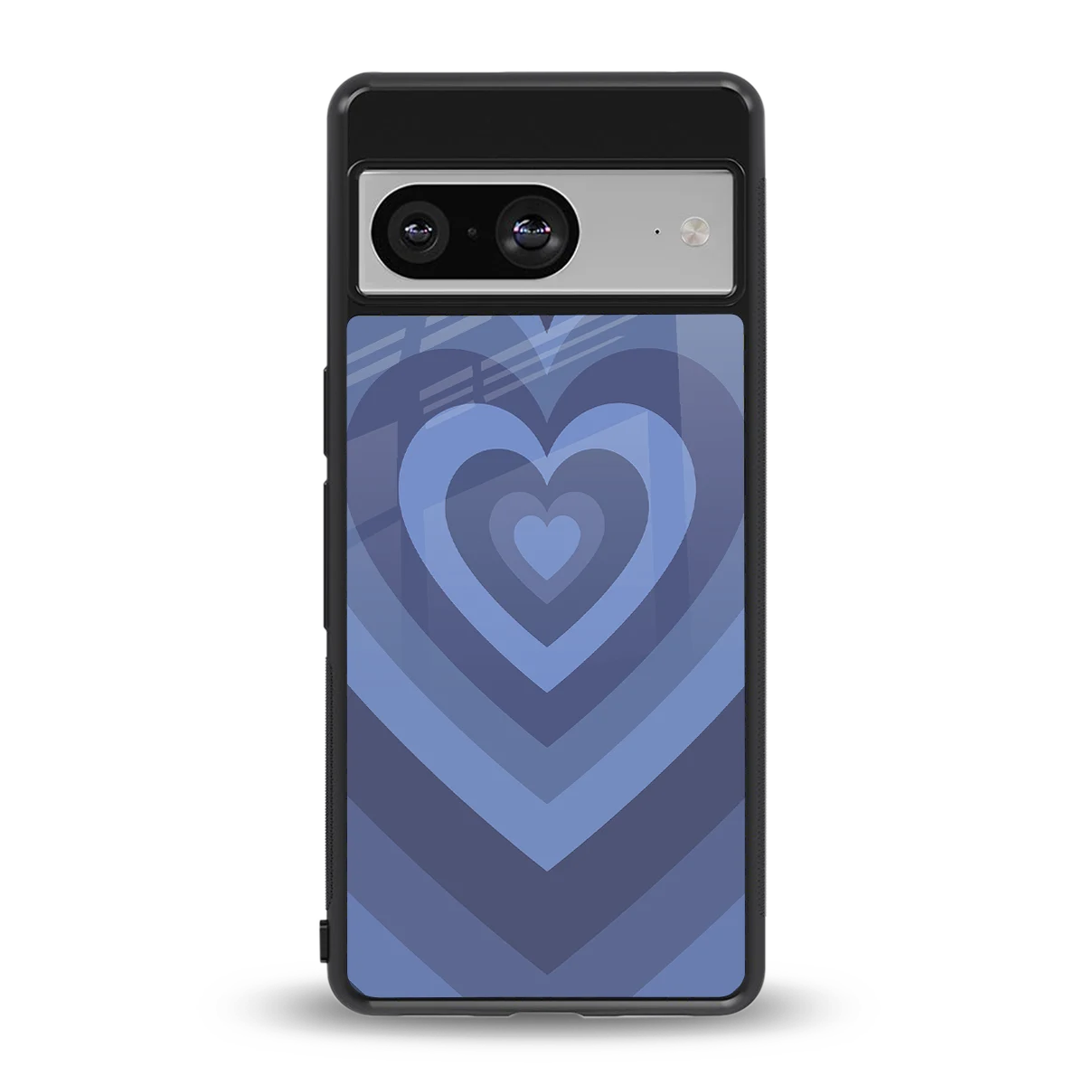 Y2K Yankees Blue Hearts back phone cover | glass case for google pixel 8