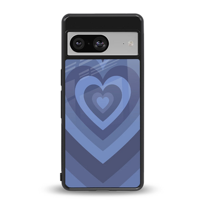 Y2K Yankees Blue Hearts back phone cover | glass case for google pixel 8