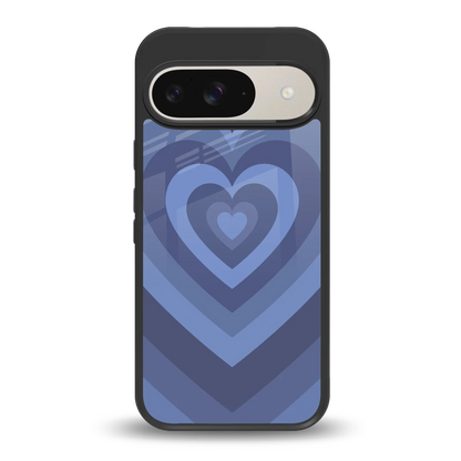 Y2K Yankees Blue Hearts back phone cover | glass case for google pixel 9