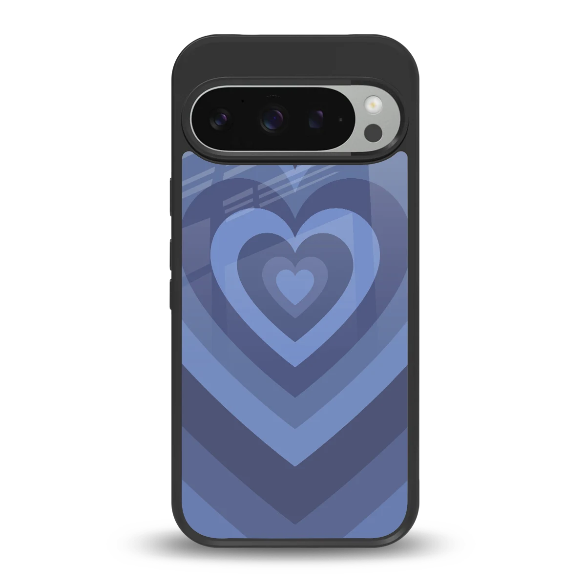 Y2K Yankees Blue Hearts back phone cover | glass case for google pixel 9 pro xl