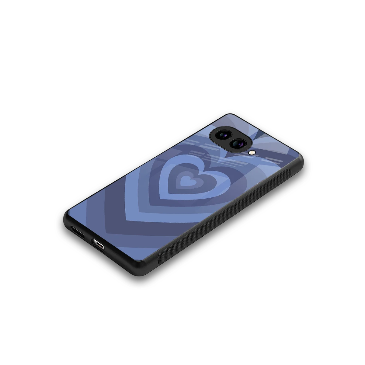 Y2K Yankees Blue Hearts stylish phone case for google pixel 10a | glossy glass and slim fit